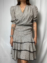 Vintage Punto Verde Dress With Shoulder Pads Size M