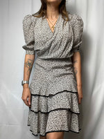 Vintage Punto Verde Dress With Shoulder Pads Size M