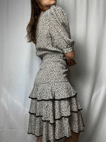 Vintage Punto Verde Dress With Shoulder Pads Size M