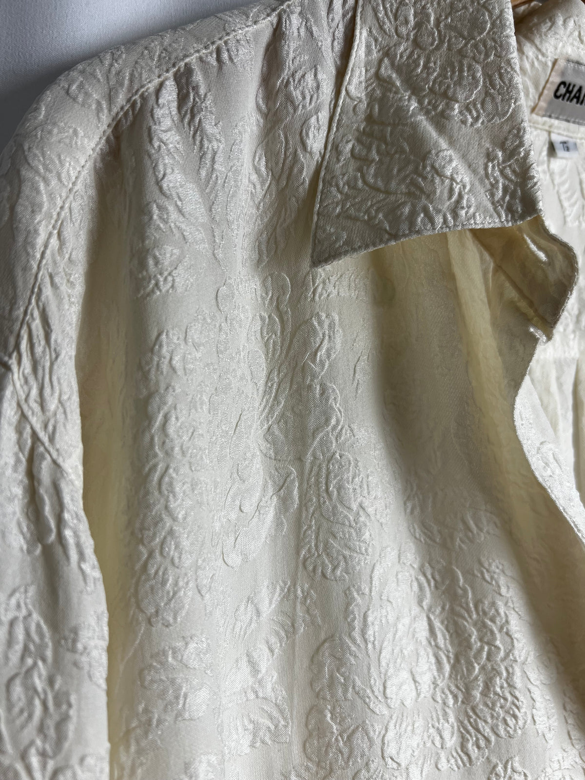 Vintage Silk Blouse Made In France Size M
