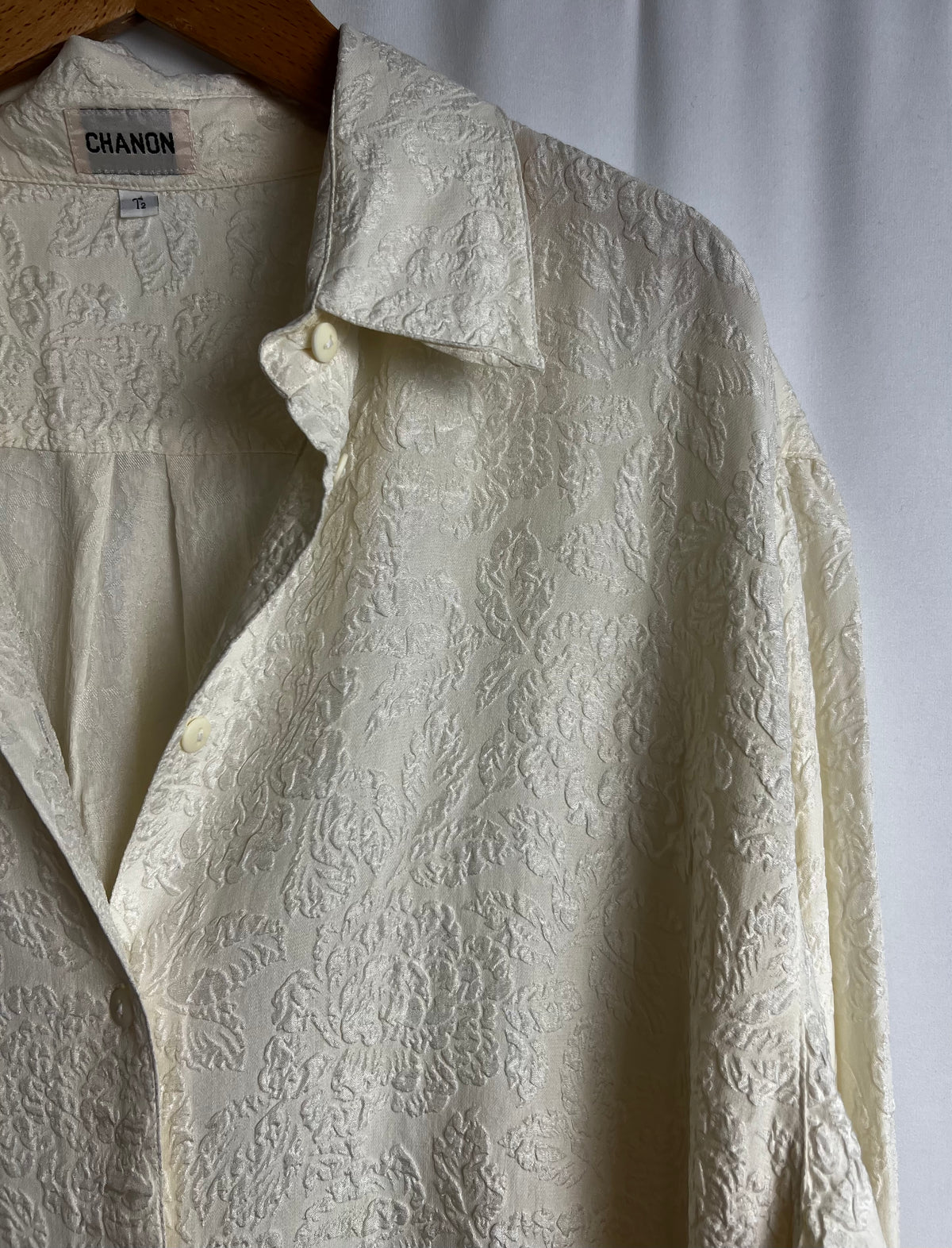 Vintage Silk Blouse Made In France Size M