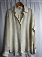 Vintage Silk Blouse Made In France Size M