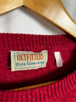 Vintage Outfitters Sweater 100% Pure Virgin Woolmark Wool Made In France Size L