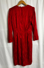 Vintage Argenti 100% Pure Silk Dress Made In Hong Kong Size S