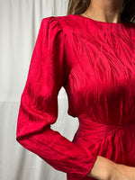 Vintage Argenti 100% Pure Silk Dress Made In Hong Kong Size S