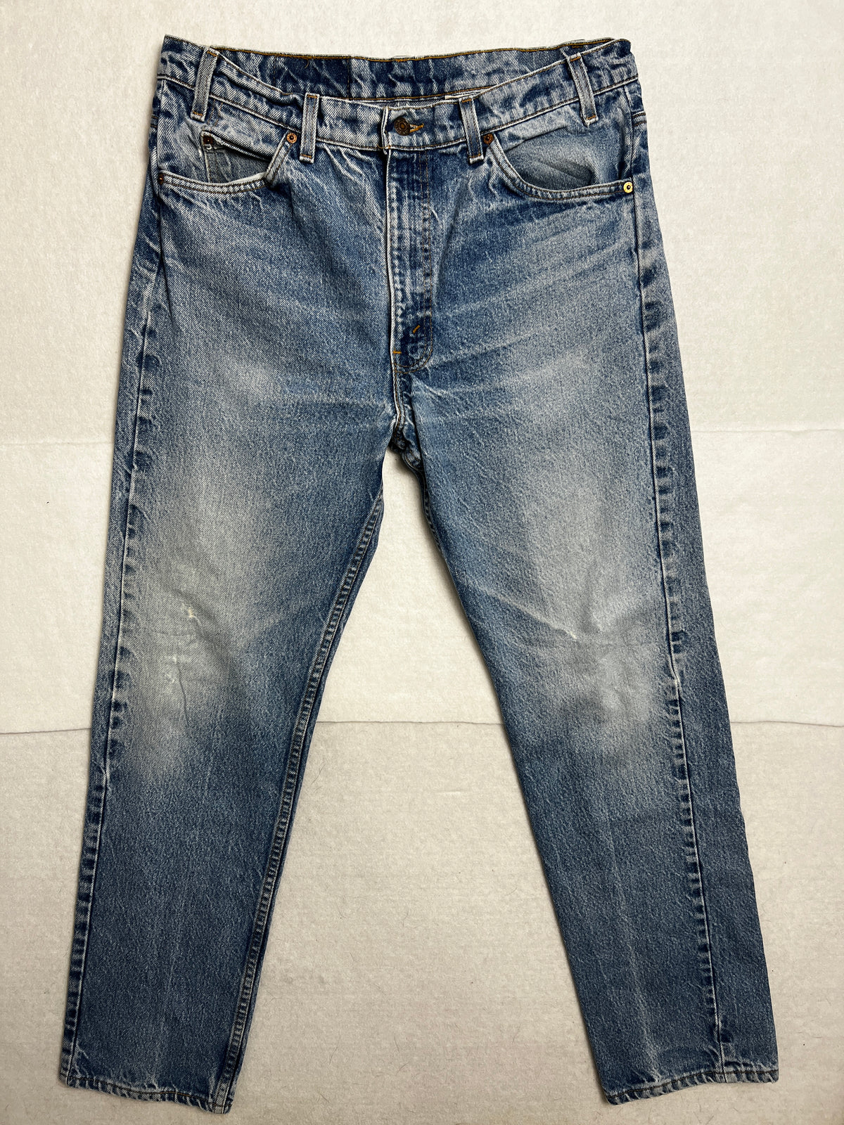 Vintage 80s Levis 505 Orange Tab Jeans Made In USA W36 L32