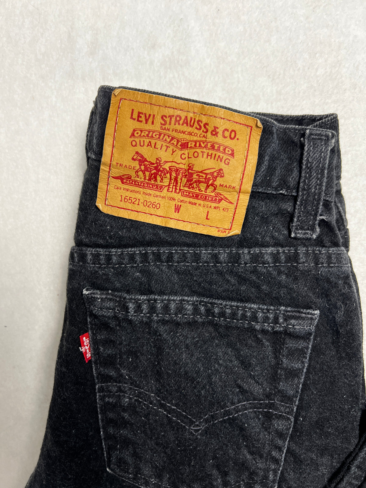 Vintage Levis 521 Mom Fit Jeans Made In USA 100% Cotton Size XS