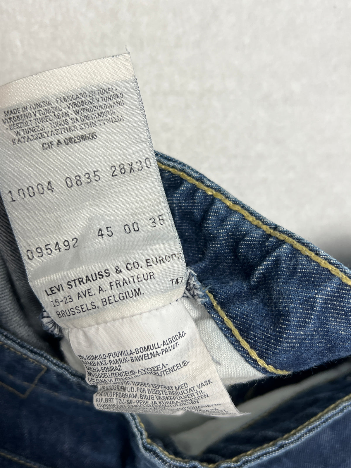 Vintage Levis Engineered Jeans 10004 W28 L30 Size XS