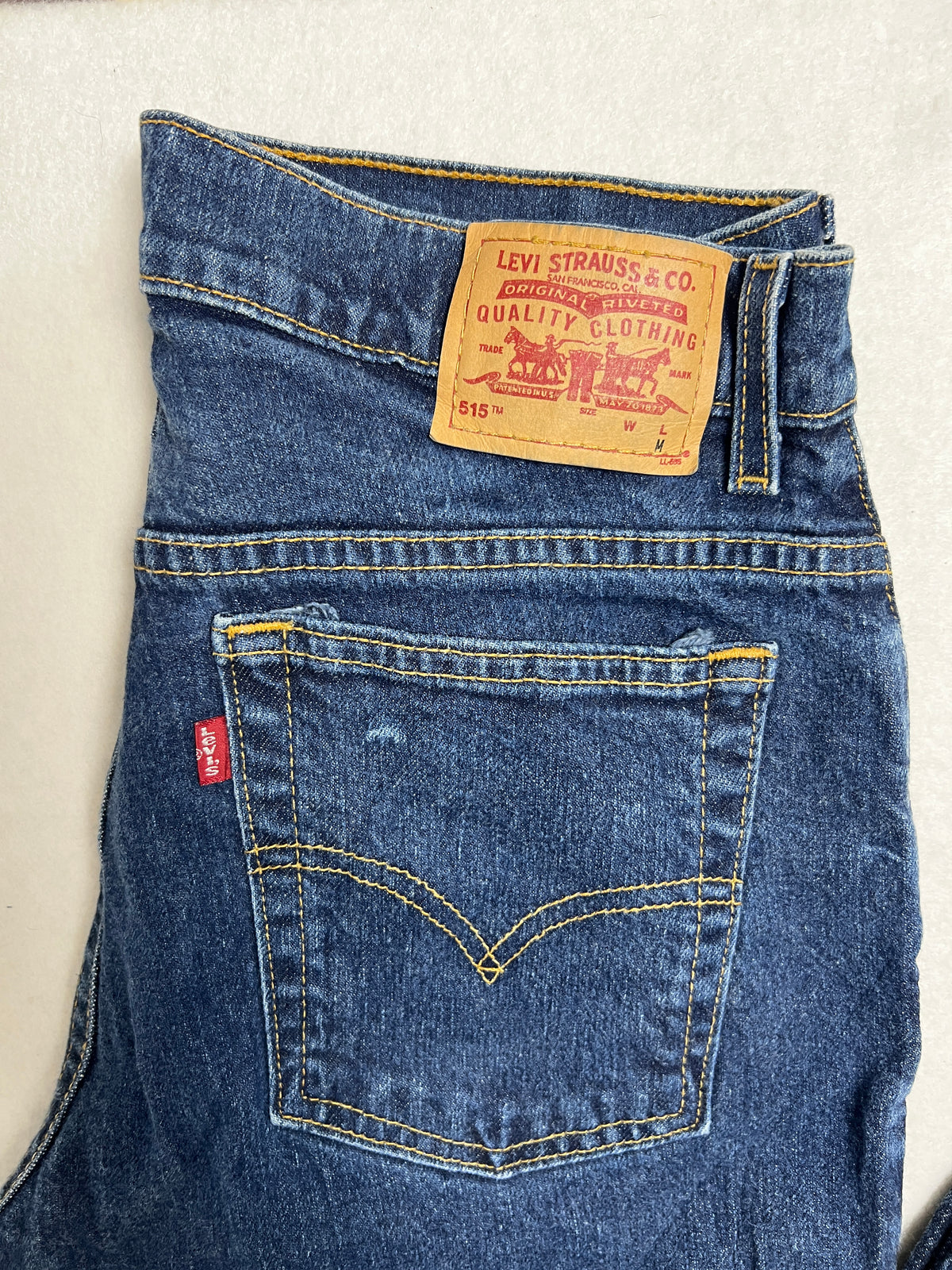Vintage Y2K Levis 515 Boot Cut Lower Rise Jeans W30 L32 Size L