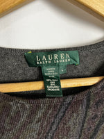 Ralph Lauren Silk & Cashmere Blend Knit Top Sweater Size L