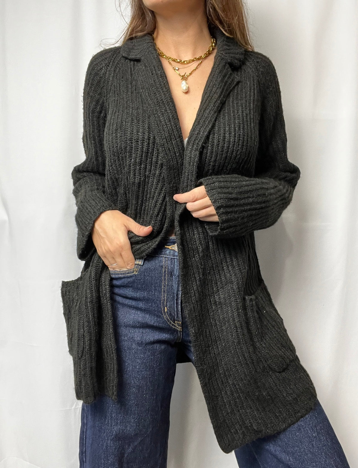 Ralph Lauren Wool Alpaca Blend Cardigan Size L