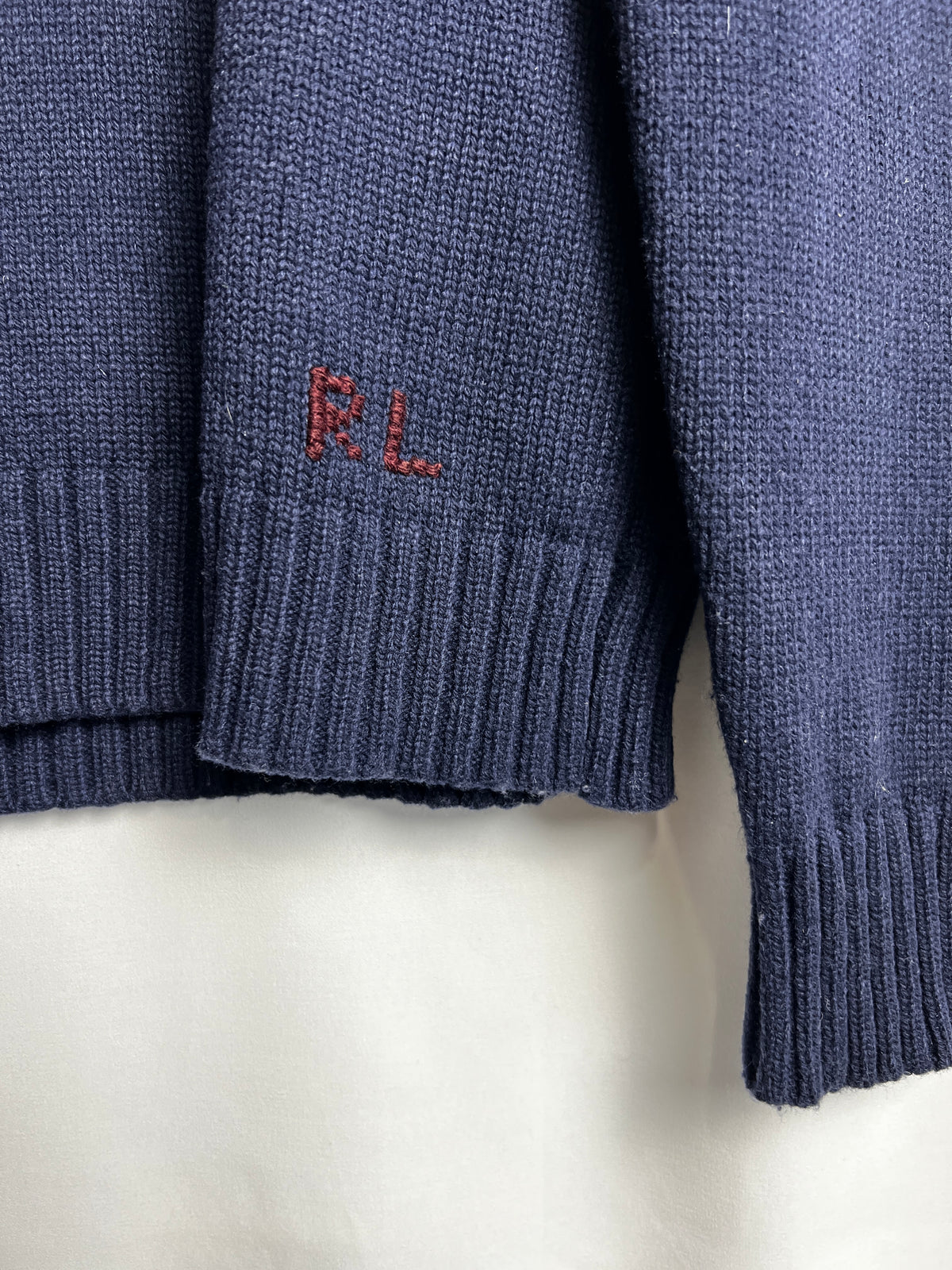 Polo Ralph Lauren Preppy Camo Bear Wool Jumper Size S
