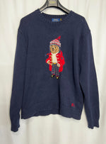 Polo Ralph Lauren Iconic Holiday Bear Jumper Size XL