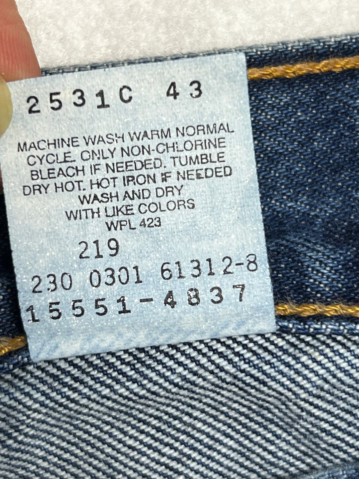 Vintage Levis 550 Relaxed Fit Tapered Leg Jeans W31 L34 Size M