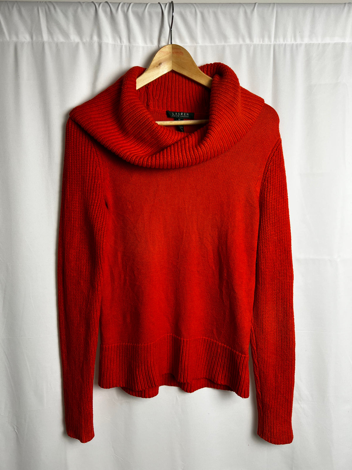 Ralph Lauren Wool Blend Cowl Neck Sweater