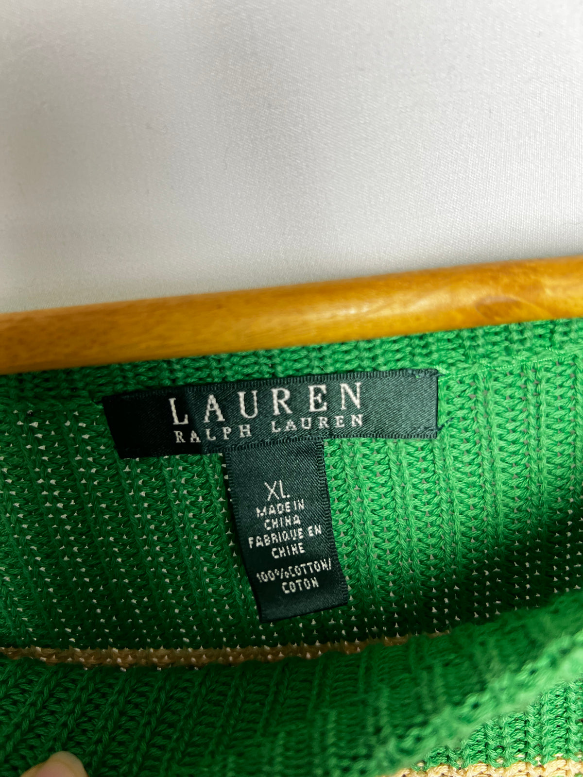 Ralph Lauren Multi Colour Striped Boat Neck Sweater