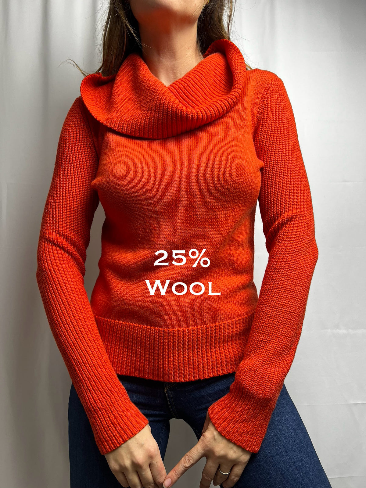 Ralph Lauren Wool Blend Cowl Neck Sweater
