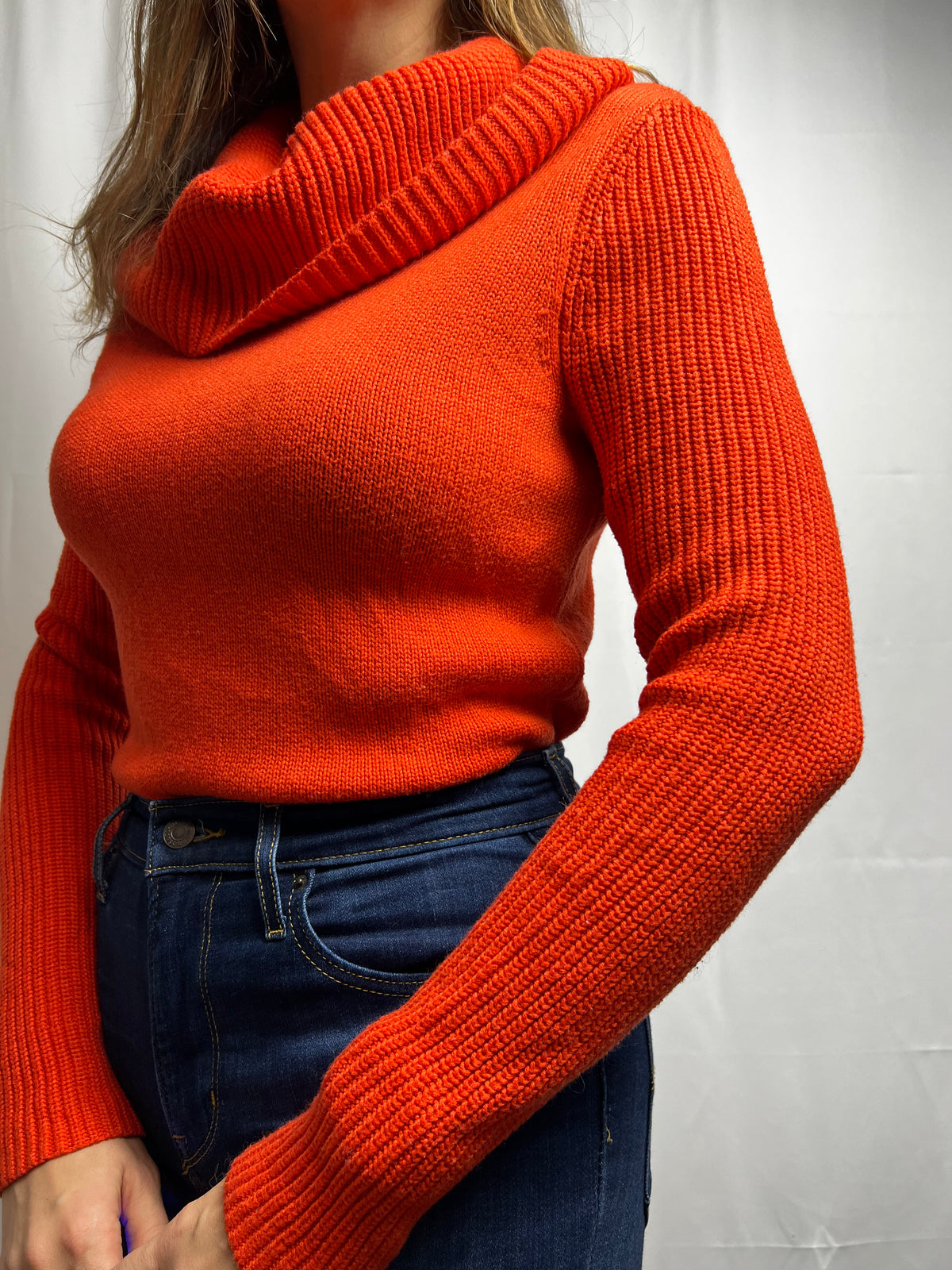 Ralph Lauren Wool Blend Cowl Neck Sweater