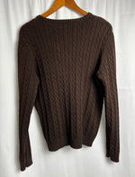 Ralph Lauren Cable Knit Sweater with Embroidered Logo