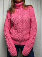 Ralph Lauren Chunky Cable Knit Turtleneck Sweater