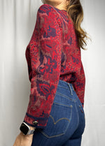 Vintage Janine Pauporté Wool Cardigan Made in France Size M