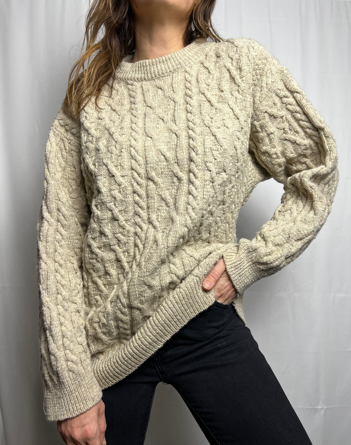 Vintage Pure Virgin Wool Sweater Made In France