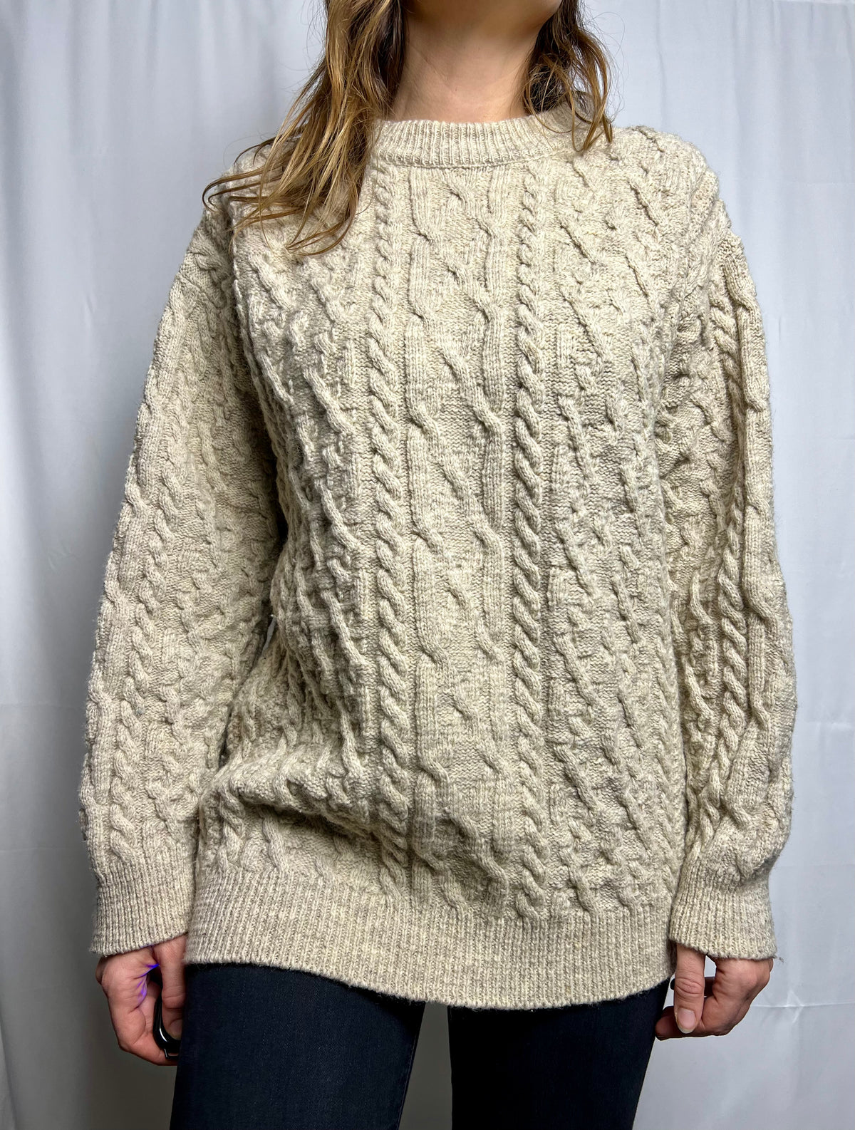 Vintage Pure Virgin Wool Sweater Made In France
