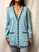 Jean Girard Wool Cardigan Made In France size XL