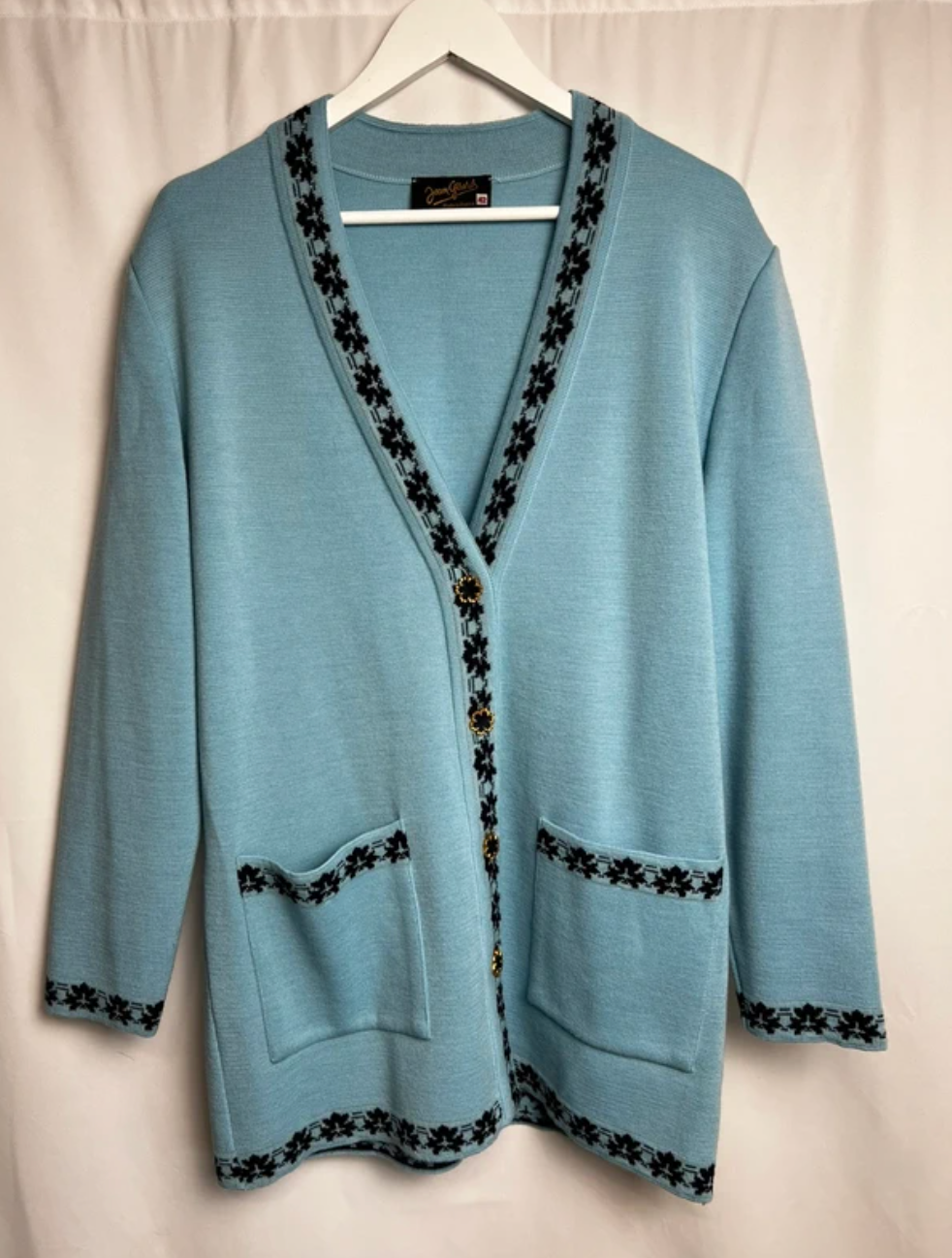 Jean Girard Wool Cardigan Made In France size XL