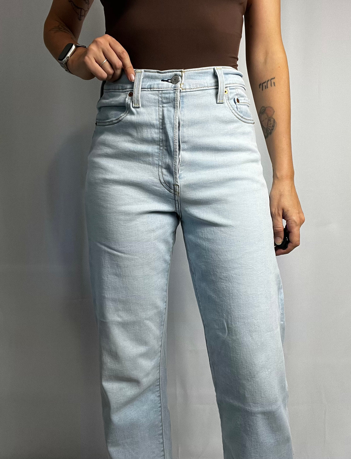 Levis Ribcage Straight Ankle Jeans W29 L27 size M
