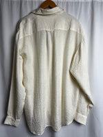 Vintage Silk Blouse Made In France Size M