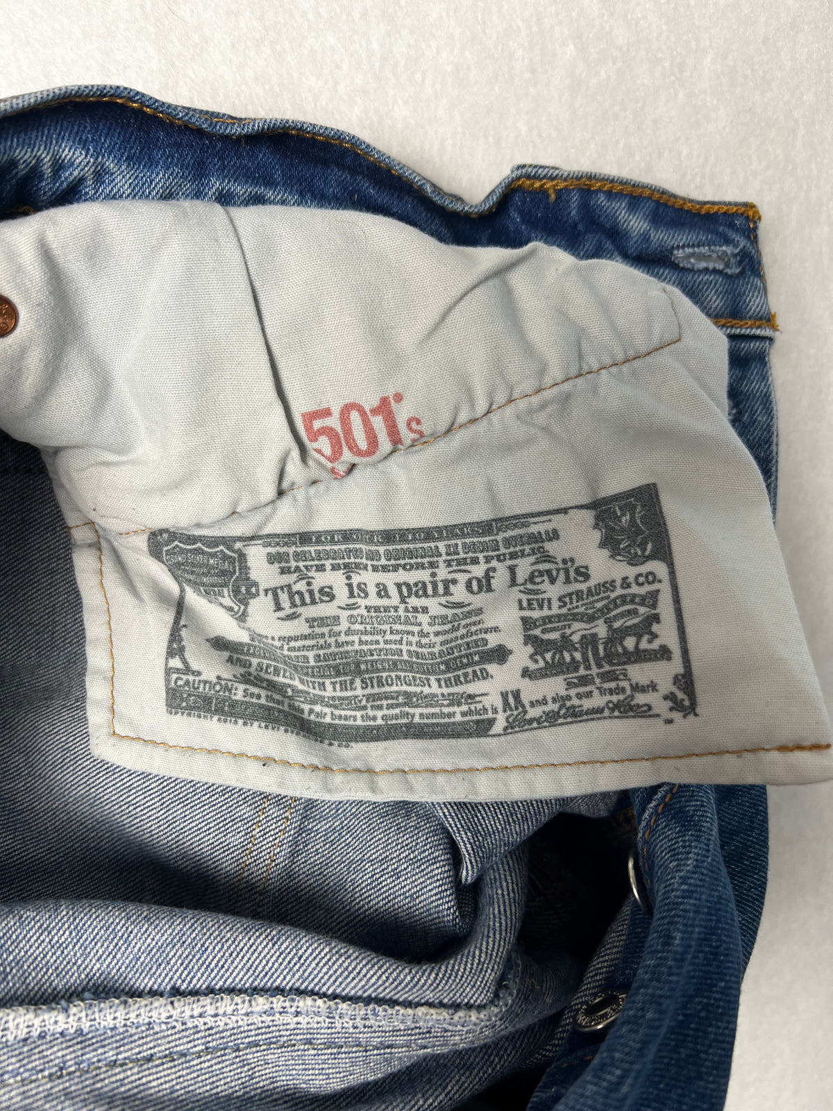 Levis 501s Jeans W30 L30 size L
