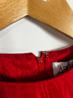 Vintage Argenti 100% Pure Silk Dress Made In Hong Kong Size S