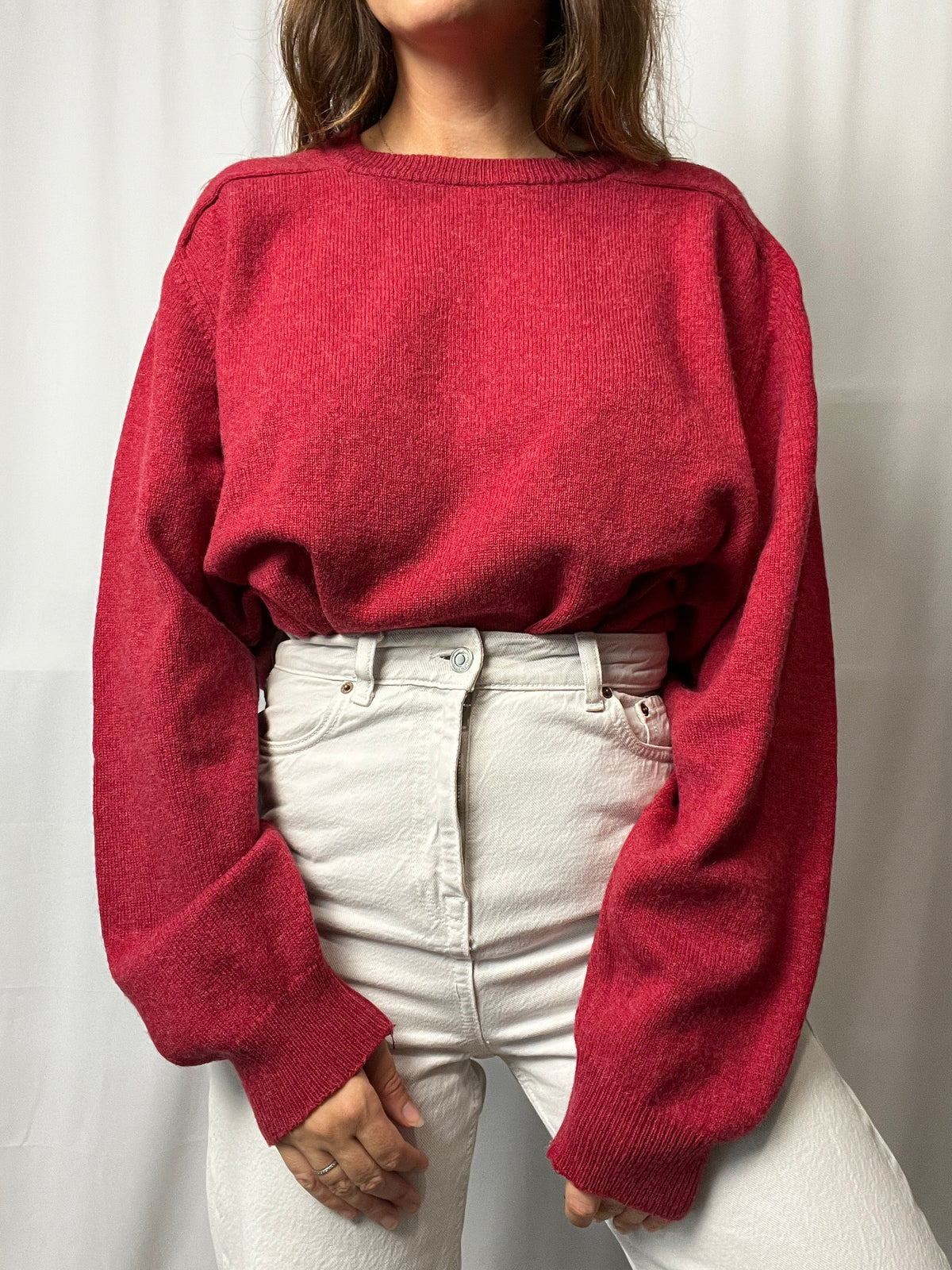 Vintage Outfitters Sweater 100% Pure Virgin Woolmark Wool Made In France Size L
