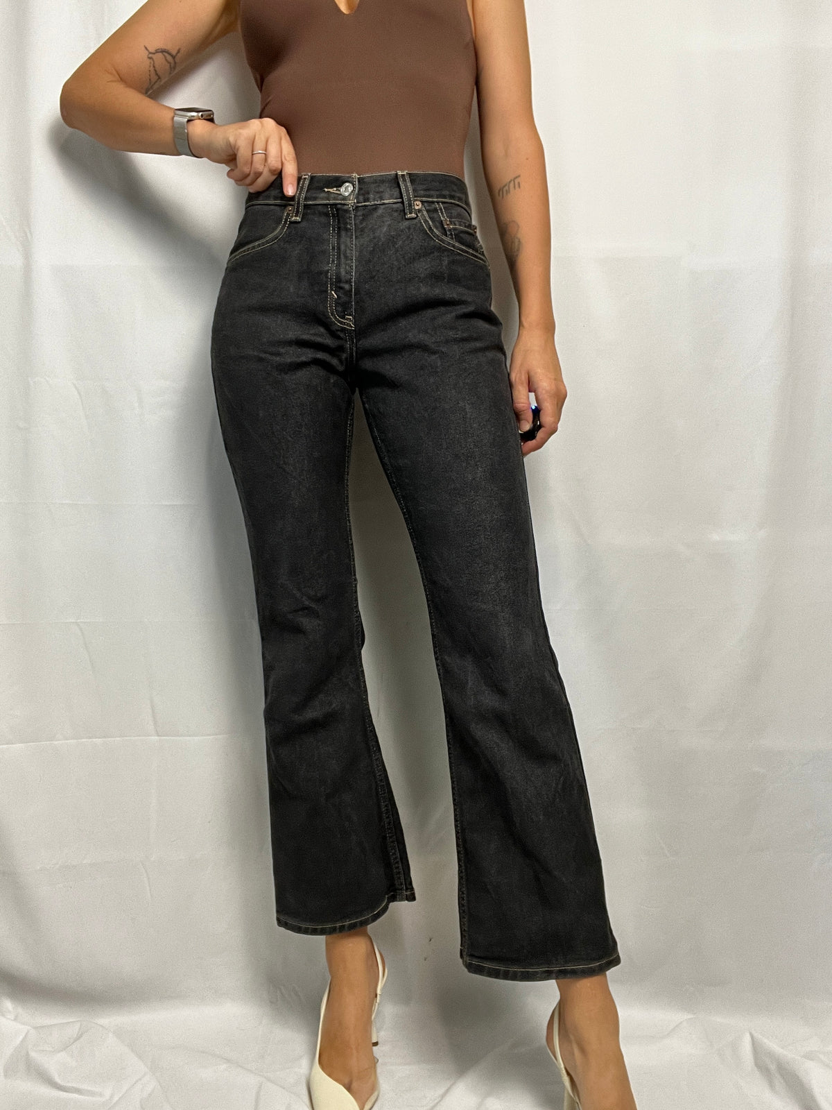 Levis 515 Boot Cut Lower Rise Jeans W28 L30 Size M