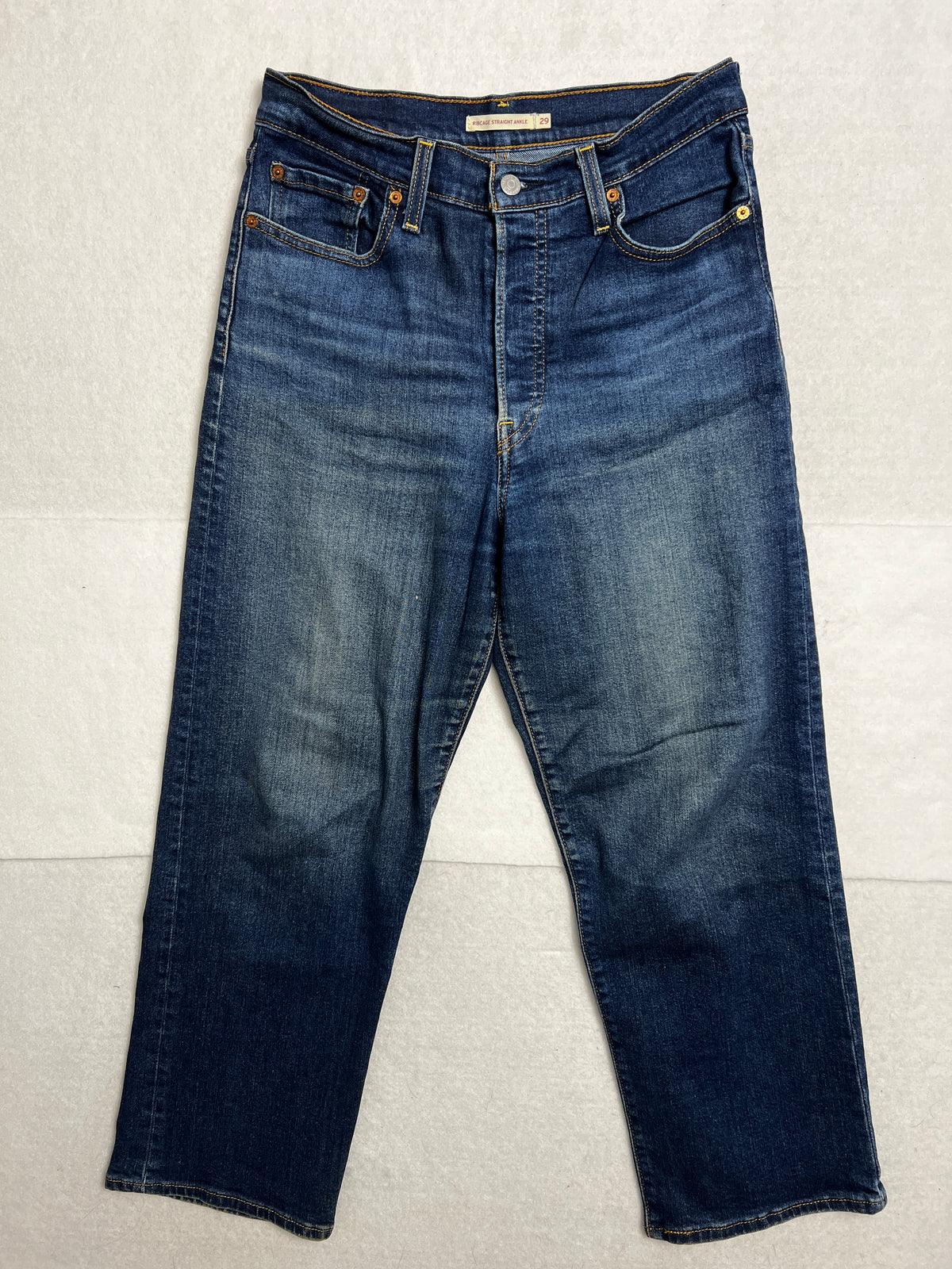 Levis Ribcage Straight Ankle JeansW29 L27Size M