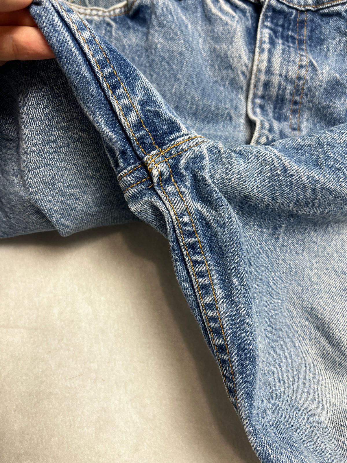 Vintage 80s Levis 505 Orange Tab Jeans Made In USA W36 L32