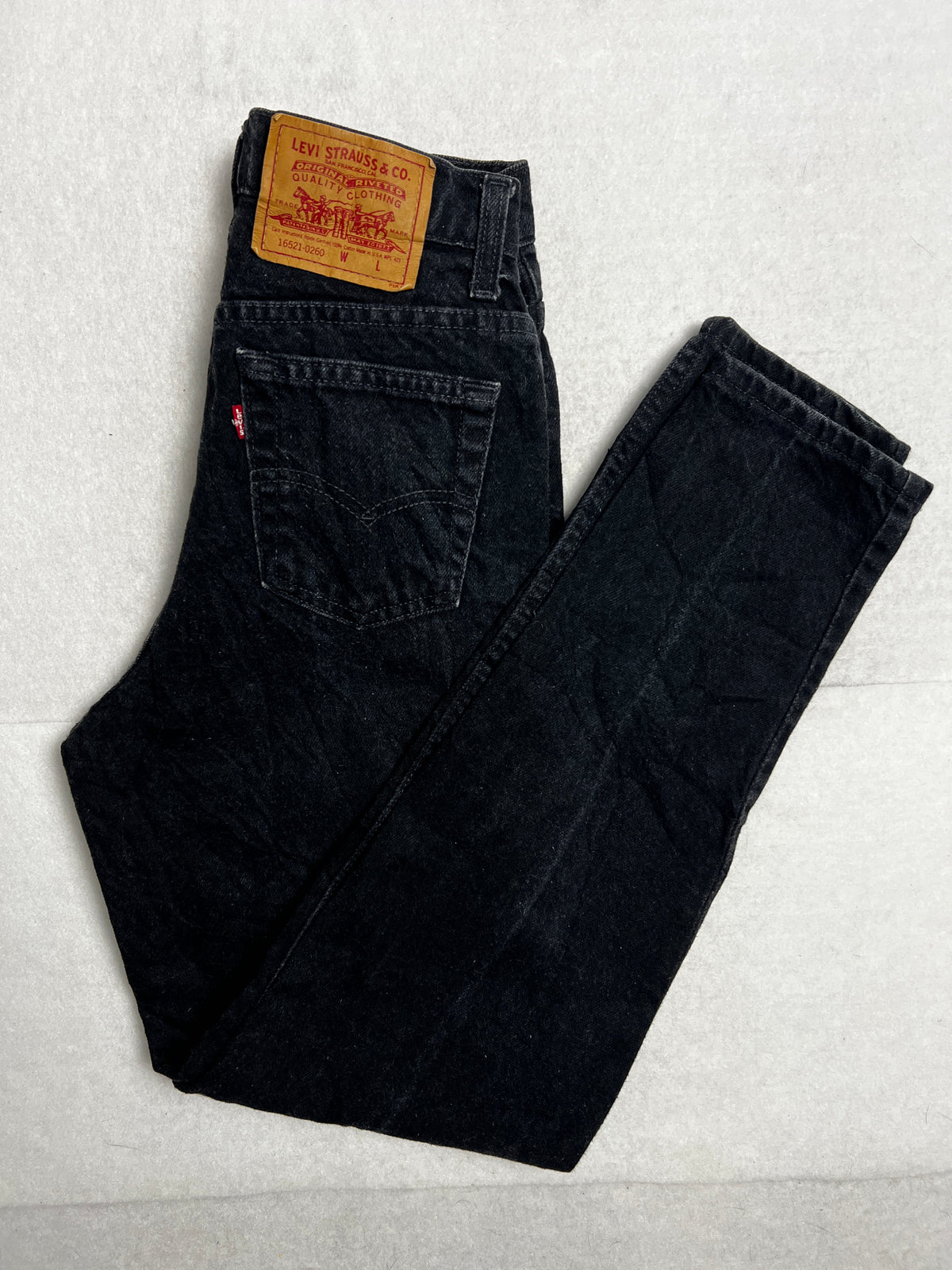 Vintage Levis 521 Mom Fit Jeans Made In USA 100% Cotton Size XS