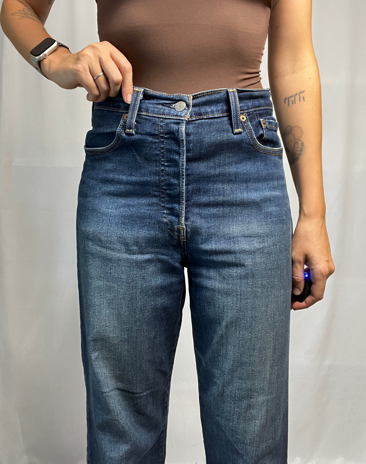 Levis Ribcage Straight Ankle JeansW29 L27Size M