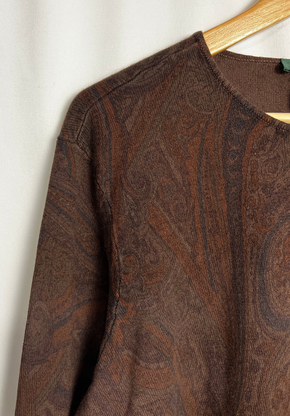 Ralph Lauren Silk & Cashmere Blend Knit Top Sweater Size XXXL