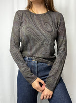 Ralph Lauren Silk & Cashmere Blend Knit Top Sweater Size L