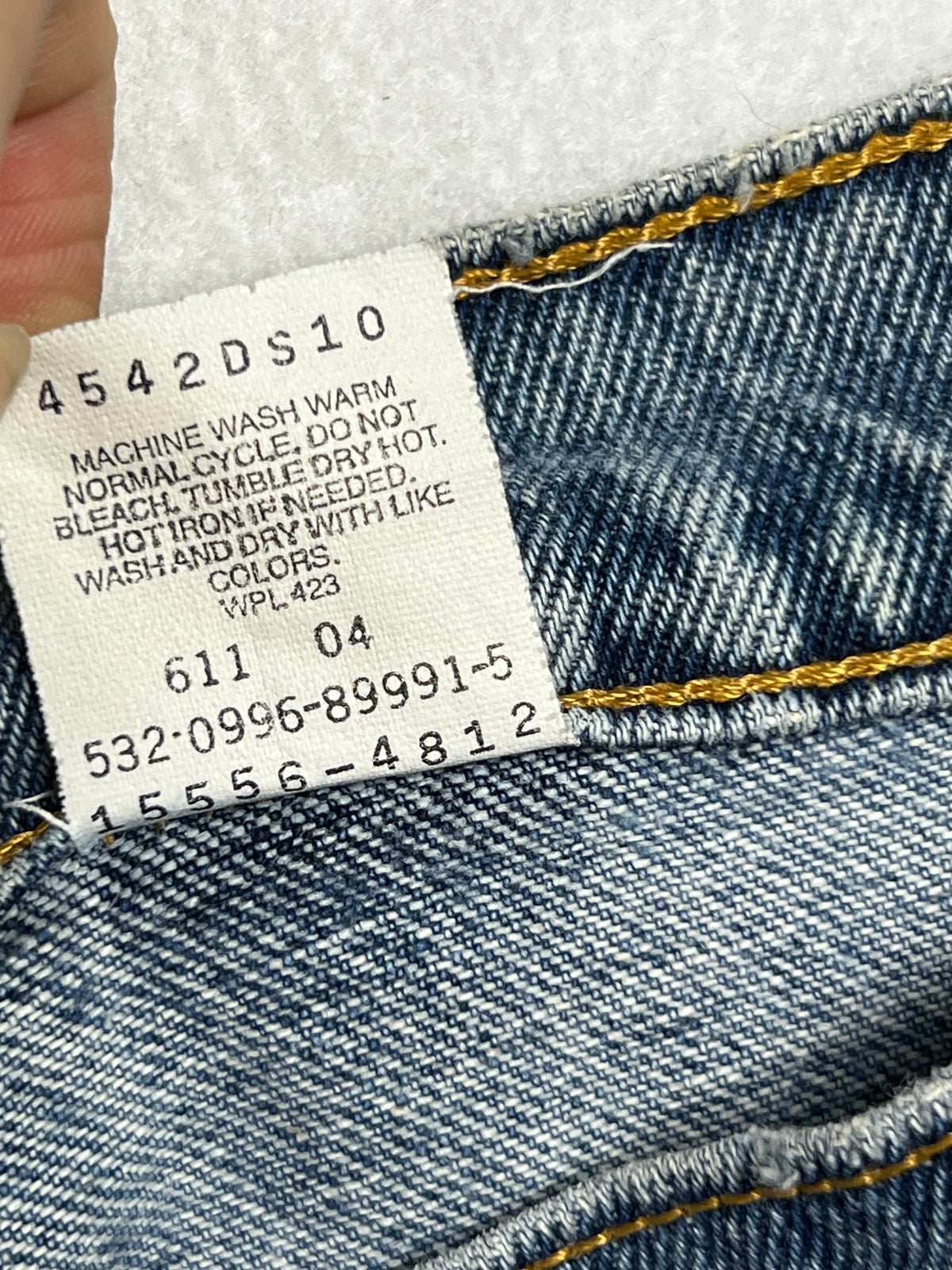 Vintage 90s 556 "Guy's Fit" Levis 556 Jeans | 16 MED | Made In USA | 100% Cotton