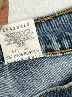 Vintage 90s 556 "Guy's Fit" Levis 556 Jeans | 16 MED | Made In USA | 100% Cotton