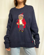 Polo Ralph Lauren Iconic Holiday Bear Jumper Size XL