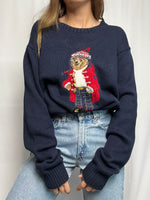 Polo Ralph Lauren Iconic Holiday Bear Jumper Size XL