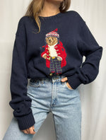 Polo Ralph Lauren Iconic Holiday Bear Jumper Size XL