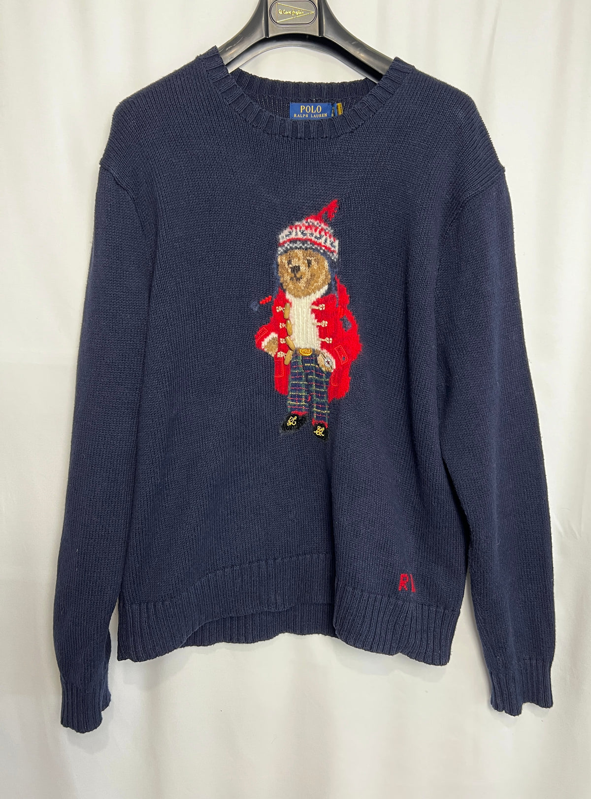 Polo Ralph Lauren Iconic Holiday Bear Jumper Size XL