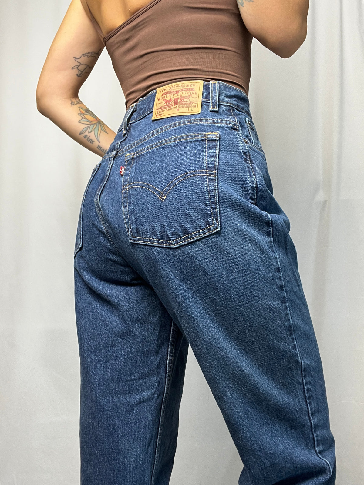 Vintage Levis 550 Relaxed Fit Tapered Leg Jeans W31 L34 Size M