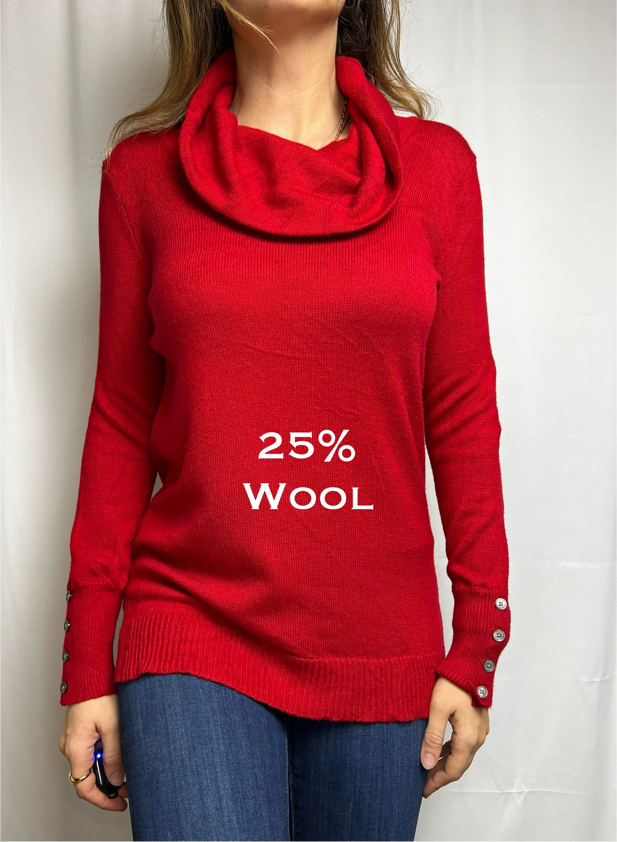 Ralph Lauren Wool Blend Turtle Neck Sweater Size S