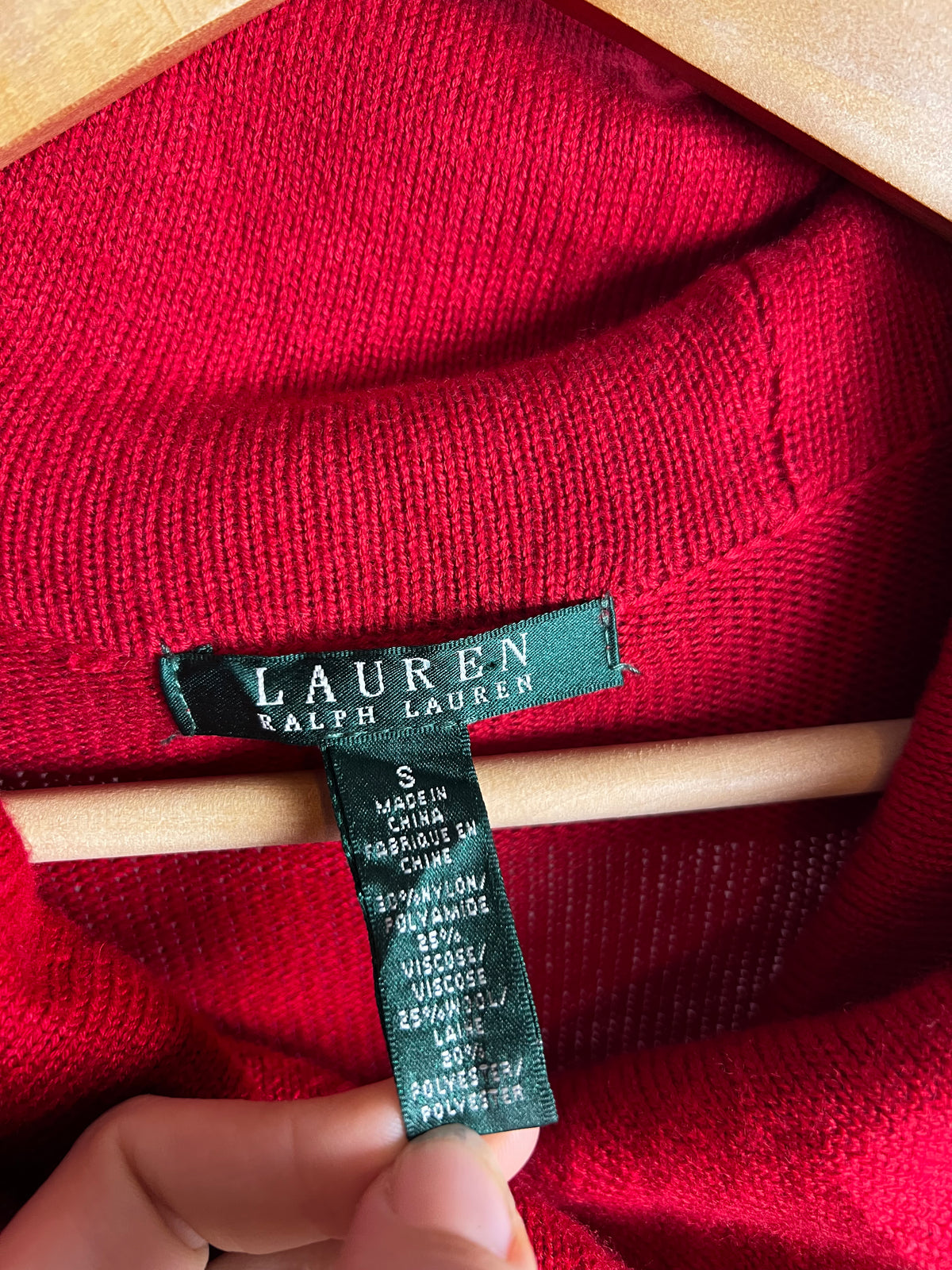 Ralph Lauren Wool Blend Turtle Neck Sweater Size S